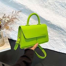 Tyhtljch Top Handle Satchel Purses for Women Satchel Bags for Women Fashion Crossbody Bags for Girl Shoulder Bag Purse-Green