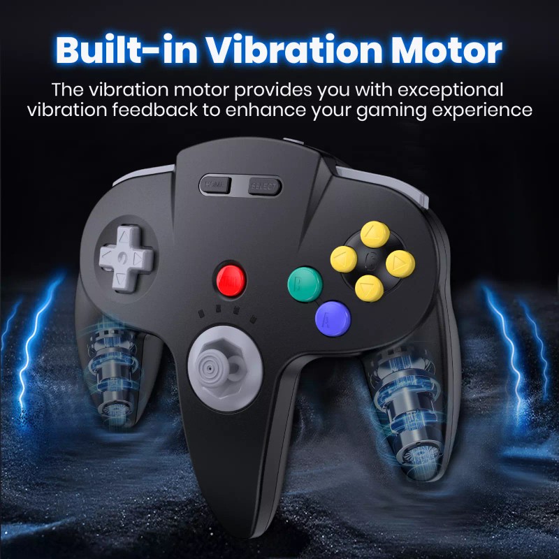 Unbranded Wireless N64 Switch Online Rumble Controller for Switch PC