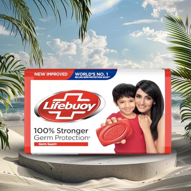 Lifebuoy Total Red Soap, 16-Count - 44 grams each