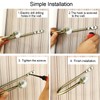 Coolnice 2 Pack Curtain Holdbacks Wall Mounted Curtain Tiebacks Hooks