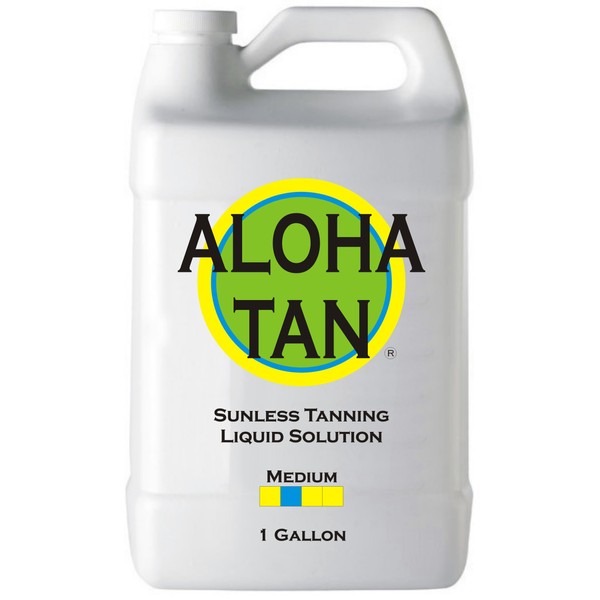ALOHA TAN - MEDIUM - Spray Tan Solution - Gallon