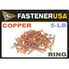 2 1/2" x 10GA 8D RING COPPER ROOFING/SLATING NAILS 5lb