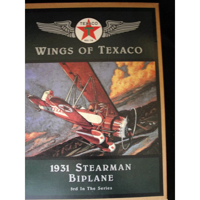 Ertl WINGS OF TEXACO - 1931 STEARMAN BIPLANE - #3