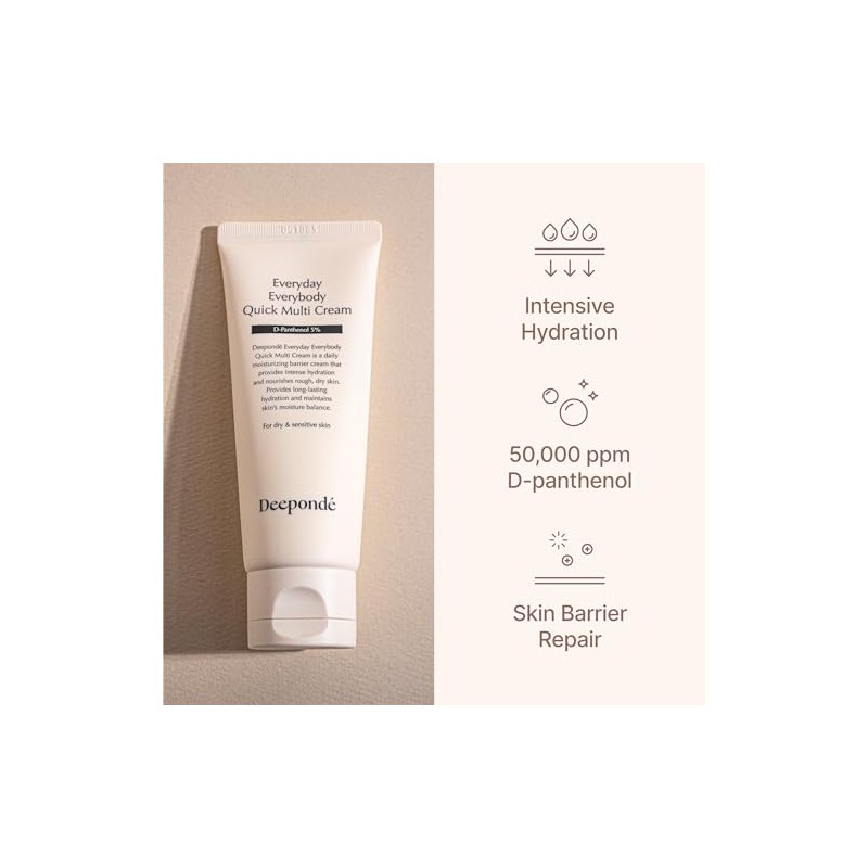 Crema Multiusos Deepondé Everyday Everybody Quick 2.02 Onzas Líquidas