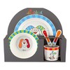 Children's Crockery Gift Set Rabbit Ringlet Dingle, 5 Pieces
