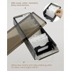 COTOSEA Business Card Holder for Desk, Large Plastic Acrylic Index