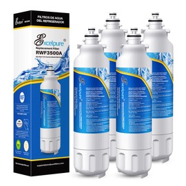 EXCELPURE ADQ73613401 Replacement for LG LT800P, ADQ73613402, ADQ736134, ADQ73613408, Kenmore 9490,46-9490, LMXS30776s, LSXS26326S, LSXS26366S, LSXS26366D, LMXC23746S, LMXC23746D, RWF3500A, 4PACK