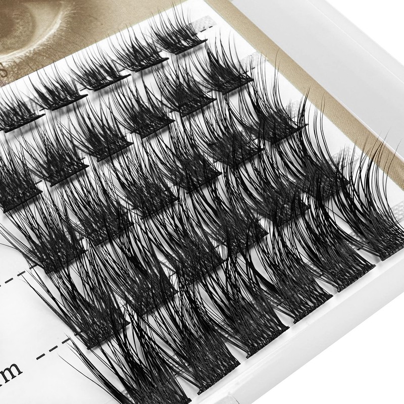 PURELEOR Individual Lashes Cluster Lashes Pack for Manga Lashes DIY