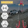 SENKEYFE 3FT V Bridle Tow Chain G80-3/8 IN Transport Chain