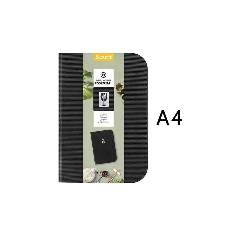 SECURIT - Essential Line Menu - 6 Hard Double Sided