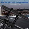 Bike Cycling Handlebar Extender Extension Holder Mount for GPS Lamp/Units/Headlights