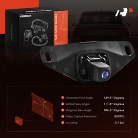 A-Premium Rear View Backup Camera C.A.P.A. Compliant - Compatible with Toyota Sequoia 2016-2017 - Replaces OE Parts# TO1960189C, 867900C030, 8679-00C030 - Rear Park Assist Camera