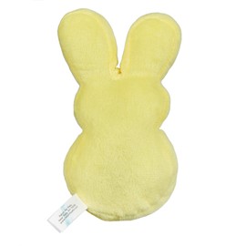 Peeps for Pets Plush Bunny Toy for Dogs, Yellow Mister, Medium | Plush Dog Toy | Fun Way to Keep Your Pet Entertained for Hours | Soft, Cute, Cuddly, and Squeaky Dog Toy for Easter or Everyday Use
