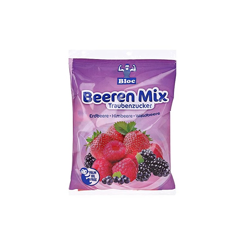 Bloc Traubenzucker Beeren, 75 g glucose