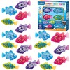 Swimming Robot Fish Water Activated LED Light Up Automatic Interactive