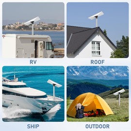 Universal Starlink Gen 3 Mount, Durable Aluminum Pipe Adapter, Secure Starlink Pole Mounting Kit, Easy Installation for Roof & Wall Mounts