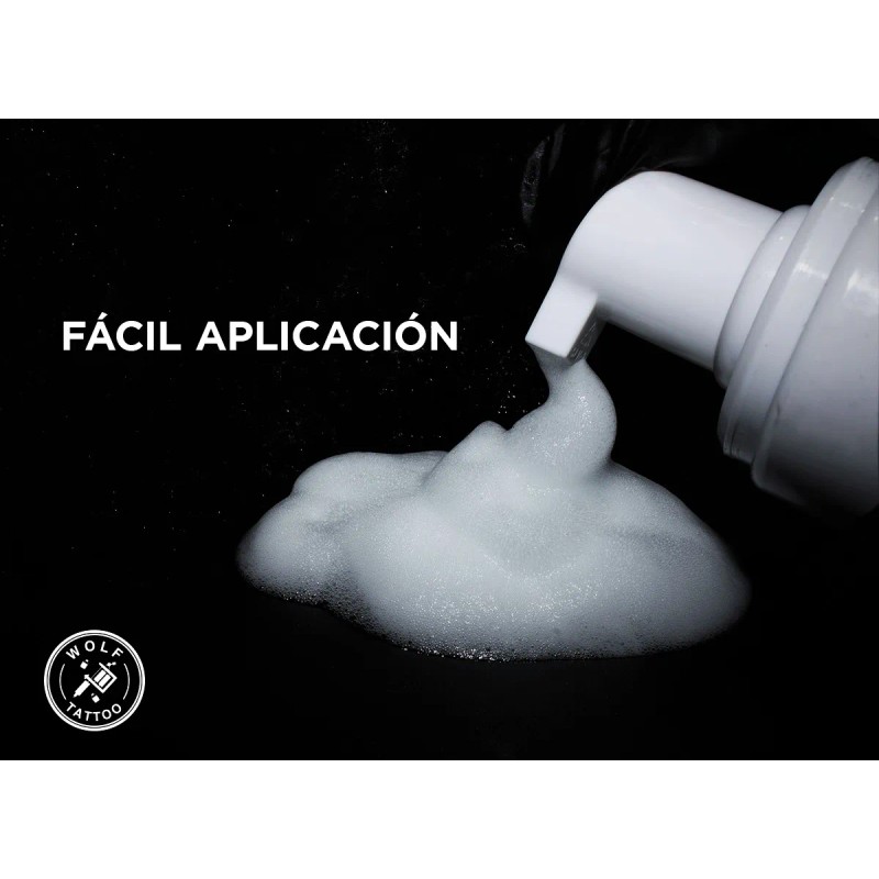 Espuma Limpiadora Wolf Tattoo Para Tatuaje 120ml