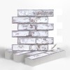 COMSTICKC 3D Faux Brick Wall Panels, 3D Brick Wallpaper Peel