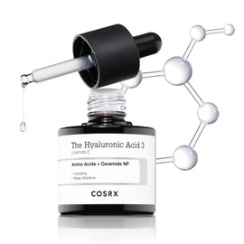 COSRX Pure Hyaluronic acid 3% Serum with Sodium Hyaluronic Acid, Hydration & Moisture Boosting Facial Serum for Fine Lines and Wrinkles, Plump and Repair Dry Skin, Korean Skincare 0.67 fl.oz / 20 ml