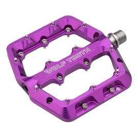 Wolf Tooth Waveform Aluminum Pedals - Large - Ultraviolet Purple