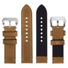 EACHE 20mm Leather Watch Band, Crazy Horse Watch Replacement for