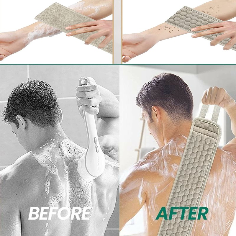 New Exfoliating Back Scrubber for Shower Back Washer for Shower