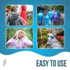 Ember Rock Disposable Rain Poncho - 12 Pack Waterproof Emergency
