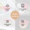 SOPHICO Silicone Replacement Lids for Pyrex Sculpted Glass & Tinted