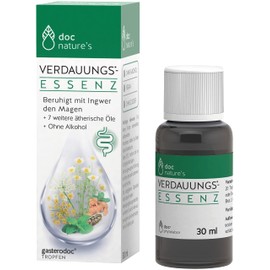 doc nature's Digestion* Essence without Alcohol 30 ml | Soothes the Stomach with Ginger | 7 Essential Oils - Vegan - No Sugar | Gasterodoc Drops
