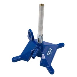 Bunsen Burner, LPG - Air Flow Adjustable - Cast Iron StabiliBase, Anti-Tip Design with Handle - Suitable for use with LPG/Butane Gas - Eisco Labs