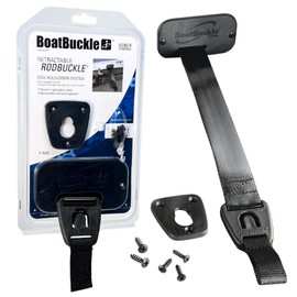 BoatBuckle F14200 Gunwale/Deck Mount Retractable Rod Tie-Down