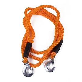 Tow Rope Recovery Rope Tow Rope 2 Hooks Towing Aid Pull Rope Truck Car