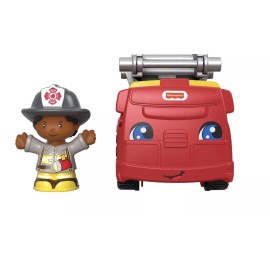 Fisher-Price Fisher Price Little People to The Rescue Fire Truck Toy With Firefighter - New