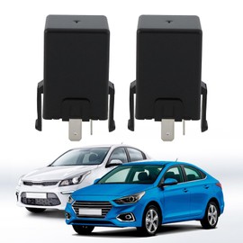 VGOL 2x Turn Signal Flasher Relay 95550-39000 Compatible with Hyundai Accent Santa Fe Compatible with Kia Optima Rio