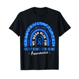 Rainbow August Blue for Short Bowel Syndrome Awareness T-Shirt