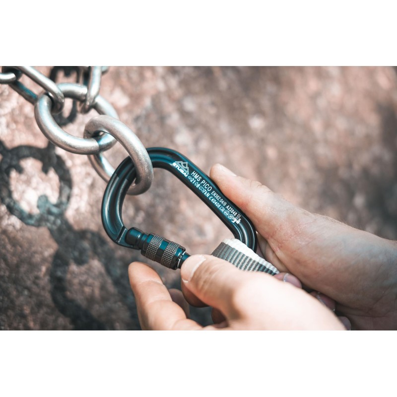 Hms Pico Stubai Sports Easylock with Screw Gate Anodized -