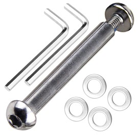 OTFAITP M8 8mm x 28mm-86mm Scooter Front Rear Axle Bolt 8.8 Grade Carbon Steel for Stunt Scooter Dash Teen/Adult Kick Scooter-800+lb Capacity