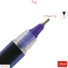 Doms 20 x 0.7mm Debok BLUE Fine Tip Ballpoint Pens
