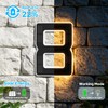 XTAUTO 6.7" Solar Powered House Numbers for Outside, Address Signs