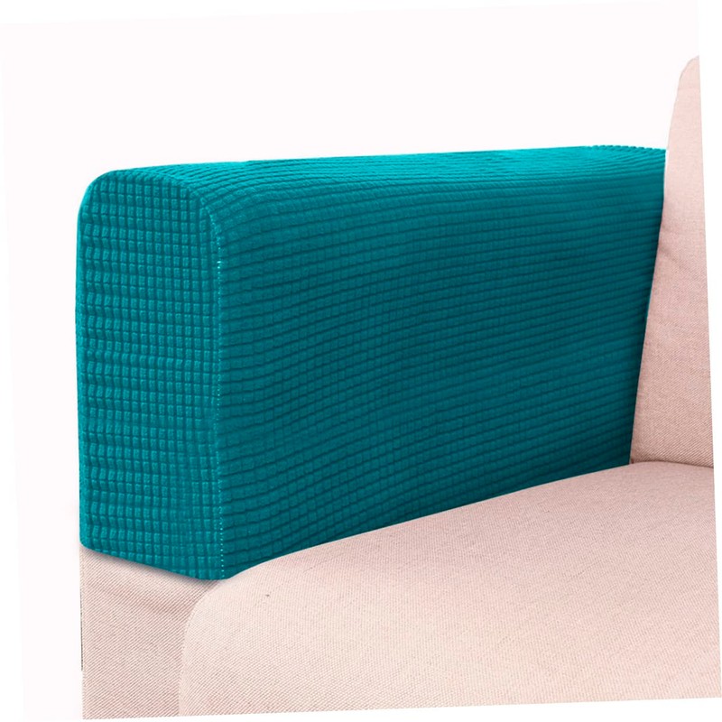 Ciieeo 6pcs Elastic Sofa Armrest Covers Soft Arm Rest Protectors