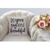SSOIU Motivational and Inspirational Quote Throw Pillow Cover, Be Your
