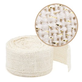 The cordeline Jute Ribbon bj106blu 16 x 5 x 16 cm White