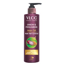 VLCC Aceite Capilar de Cebolla y Fenogreco - Suero para Cabello Suave y Fácil de Peinar - Aceite para el Crecimiento del Cabello - 200 ml