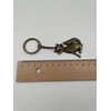 Onwomania - Bronze Fox Hunter Keyring - Metal Lucky Charm