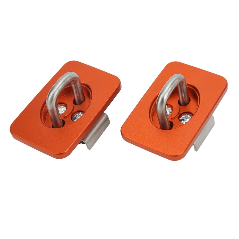 2pcs Stainless Steel Bull Ring Truck Bed Side Tie Down
