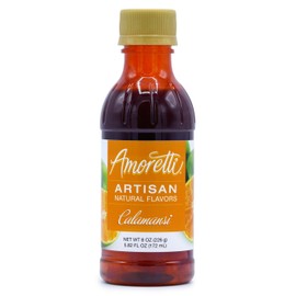 Amoretti - Natural Calamansi Artisan Flavor Paste, 8 oz, Perfect For Ice Cream, Beverages, Cakes, and more, Preservative Free, Vegan, Gluten Free, No Artificial Sweeteners, Highly Concentrated