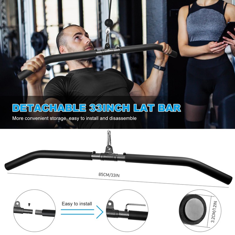 Wall Mounted Pulley System, Low Cable Machine Pulley System for