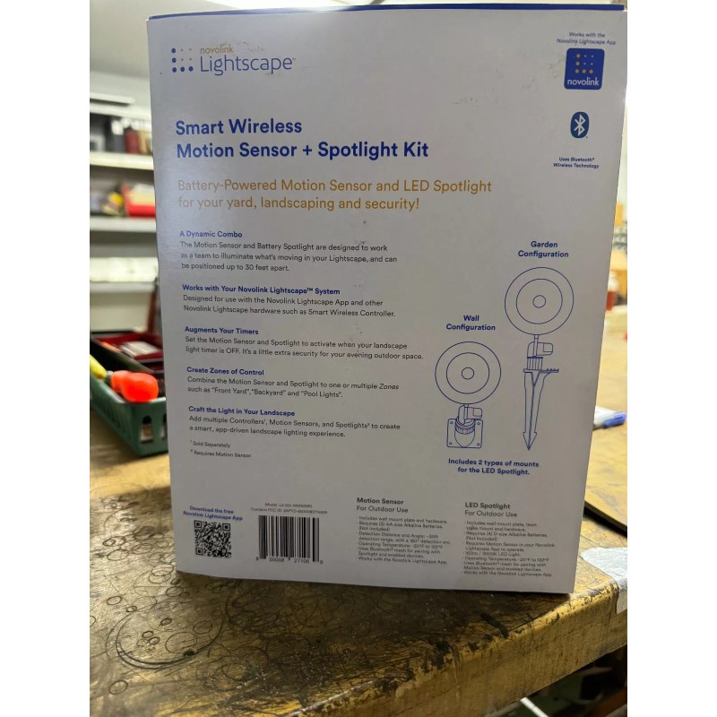 Novolink Lightscape Smart Wireless Motion Sensor + Spotlight Kit