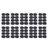 80Pcs Sax Mouthpiece Pad Silicone Black Cushion Patches Wind Instrument