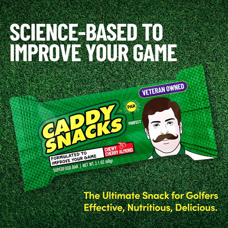 Caddy Snacks Chewy Cherry Almond – Healthy Snack Bars |